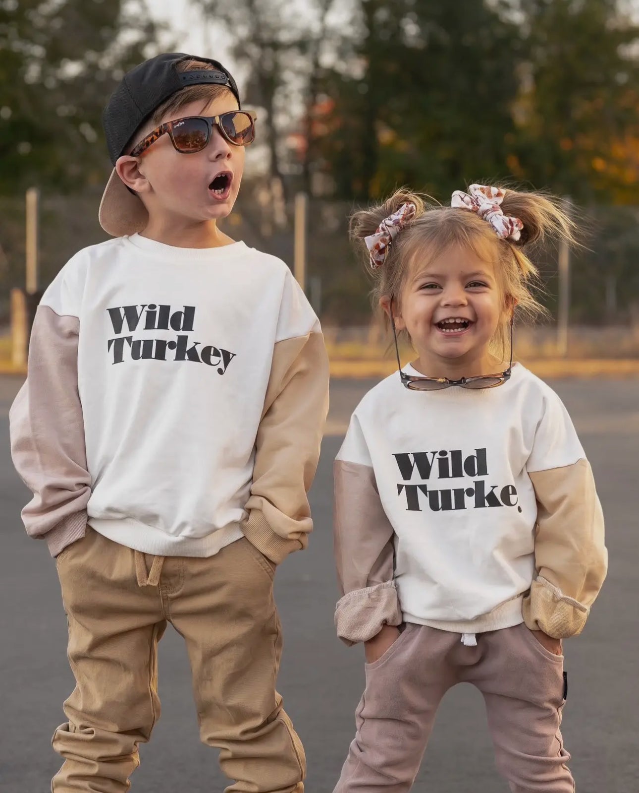 Youth Wild Turkey Colorblock Sweatshirt