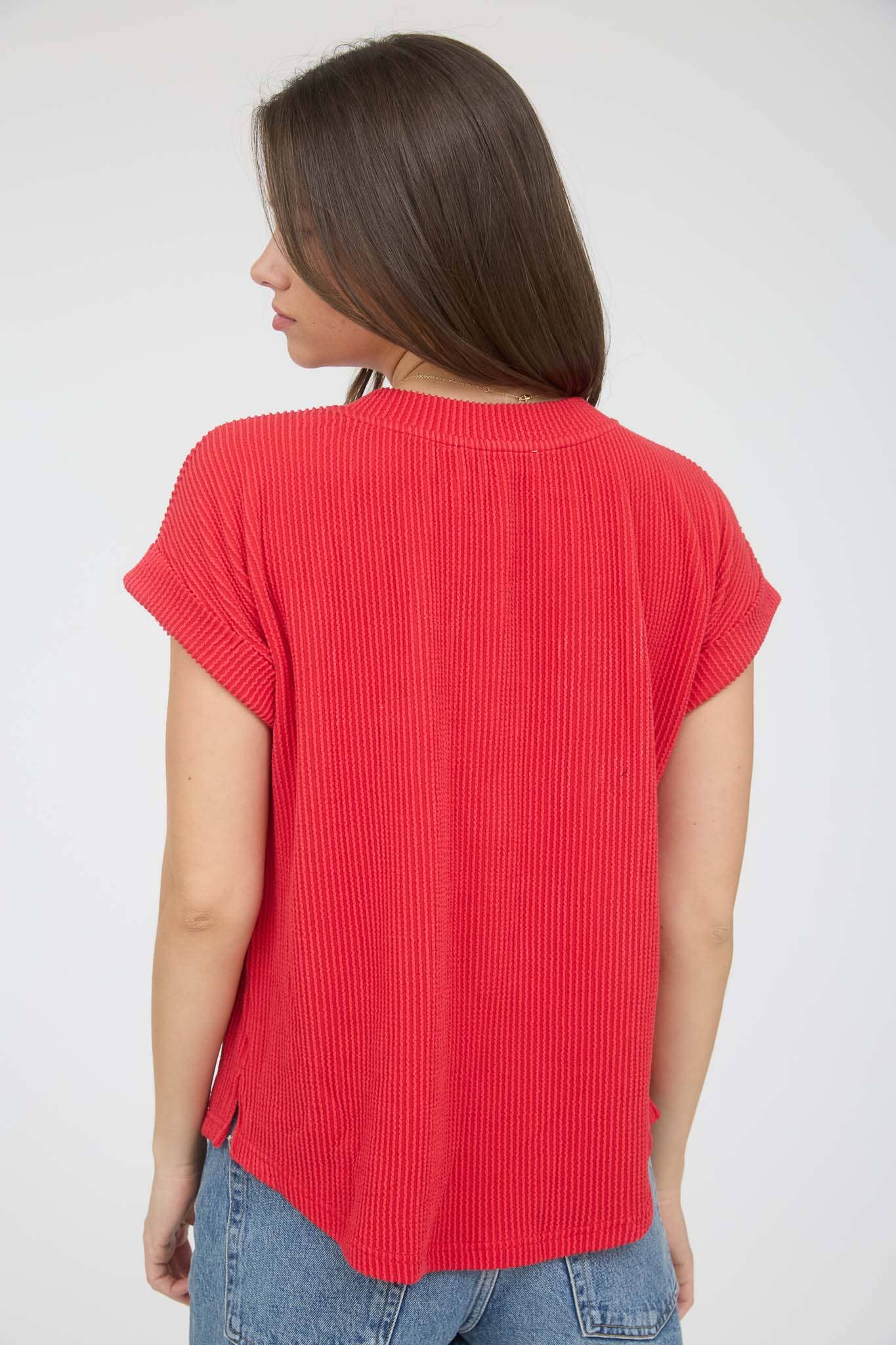 FLORIDA SHORT SLEEVE SWEATER KNIT TEE