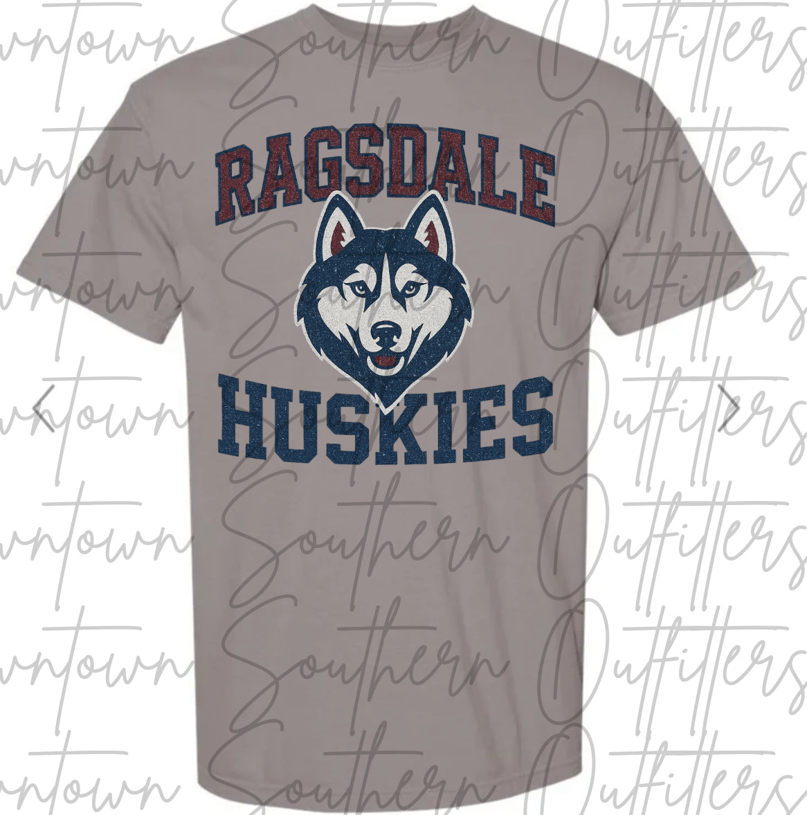 Ragsdale Huskies Faux Glitter Tee