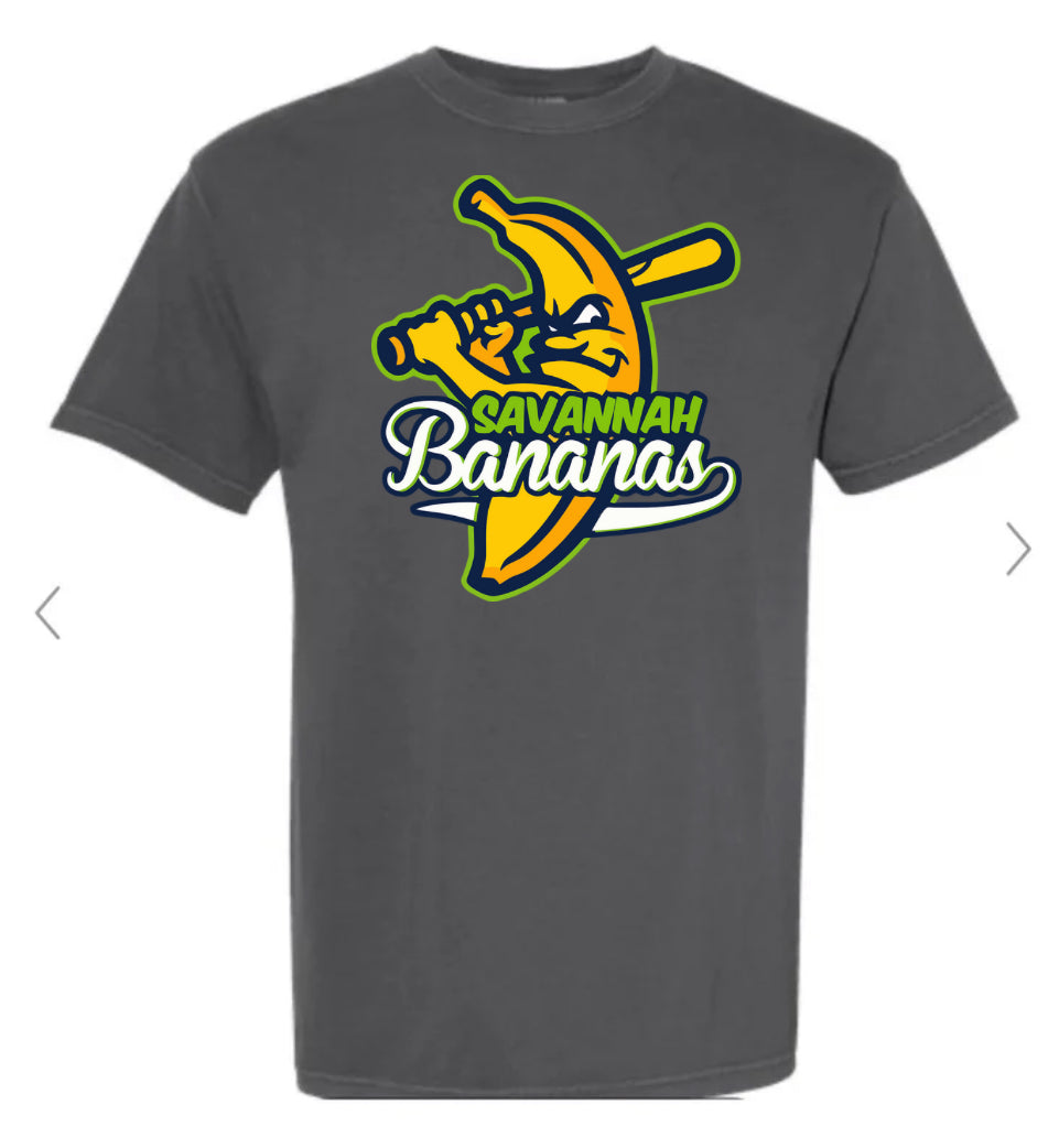 Savannah Bananas Logo with Bat Tee