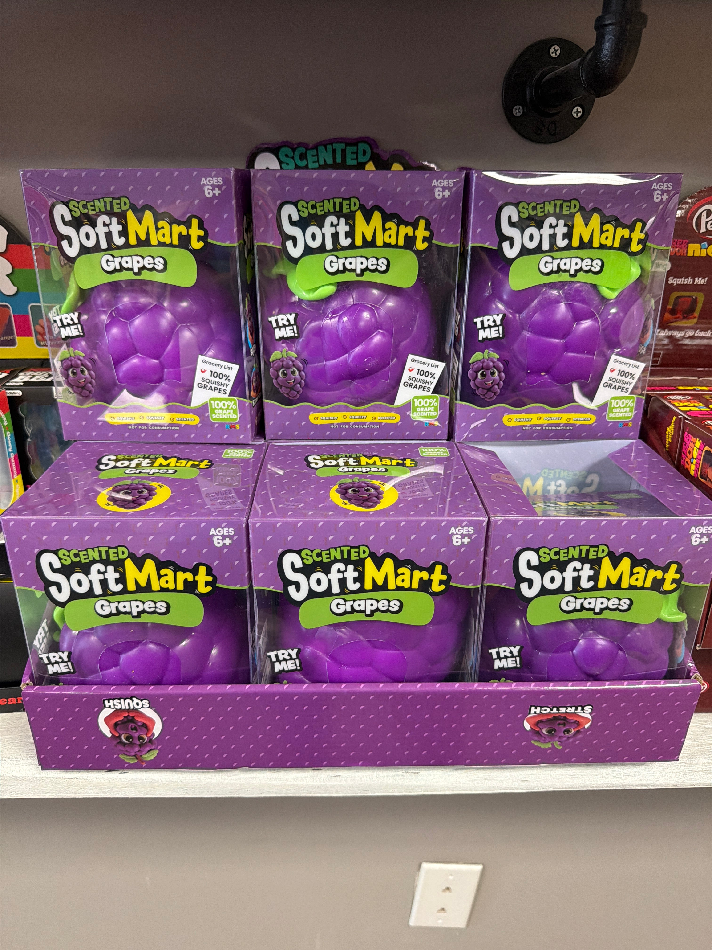 Scented Grape Jumbo Squishy