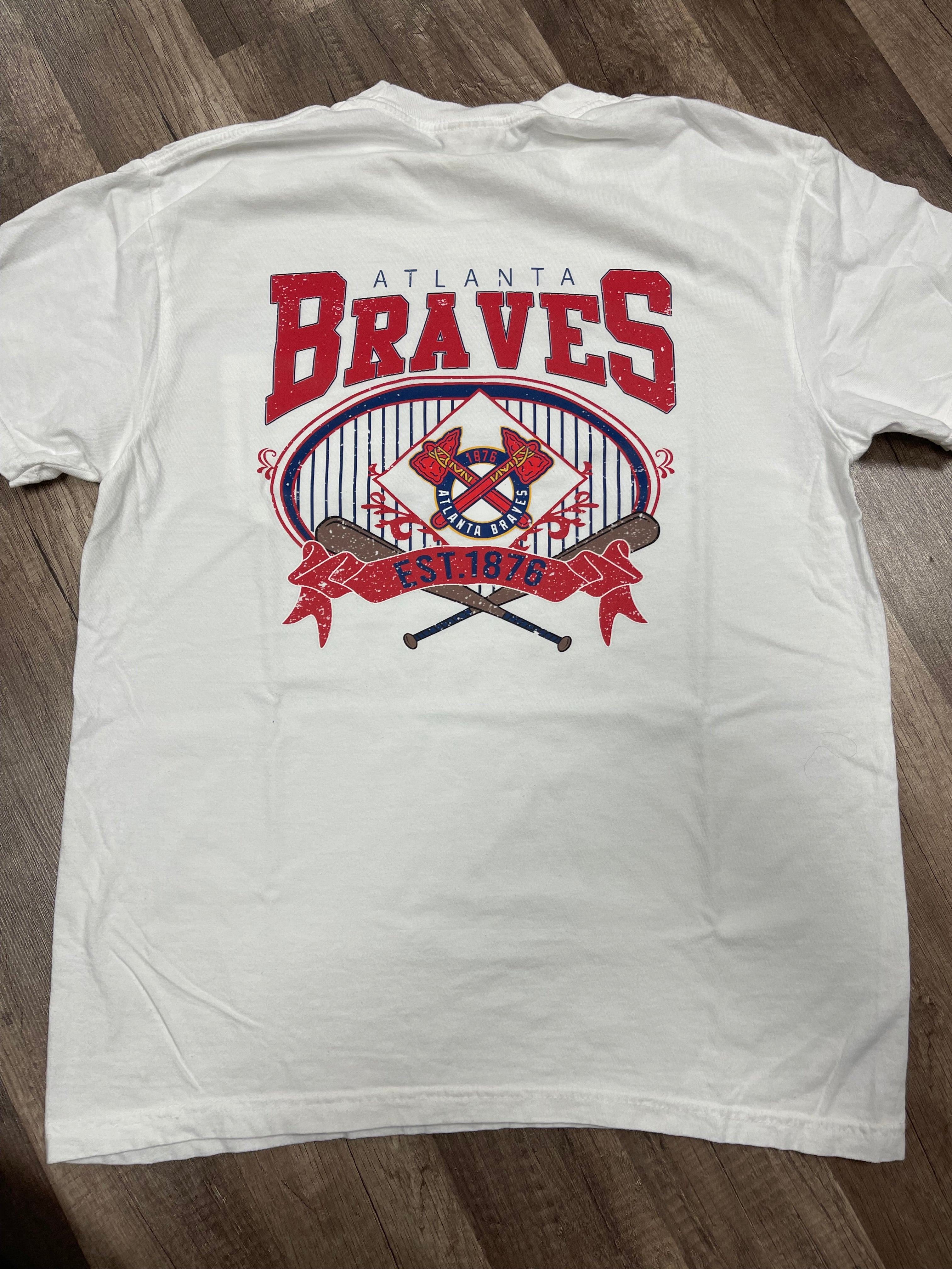 Atlanta braves throwback t shirt online