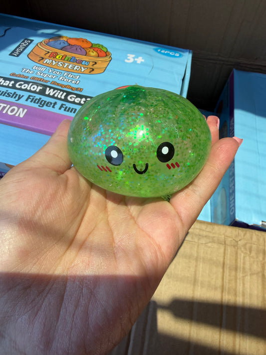 Mystery glitter dumplings - gel water based