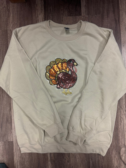 Turkey Rhinestone Sweatshirt