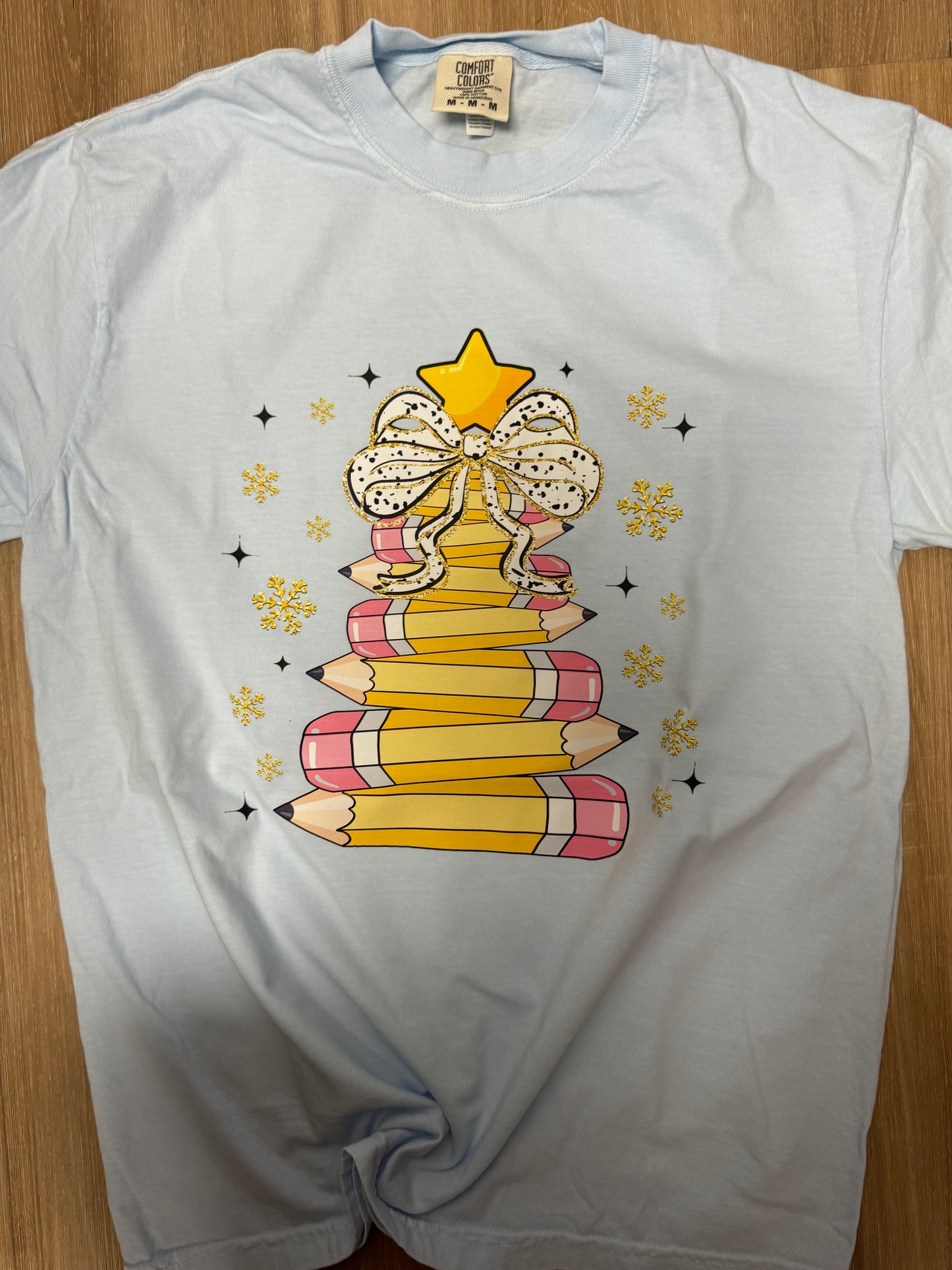 Pencil Christmas Tree Tee