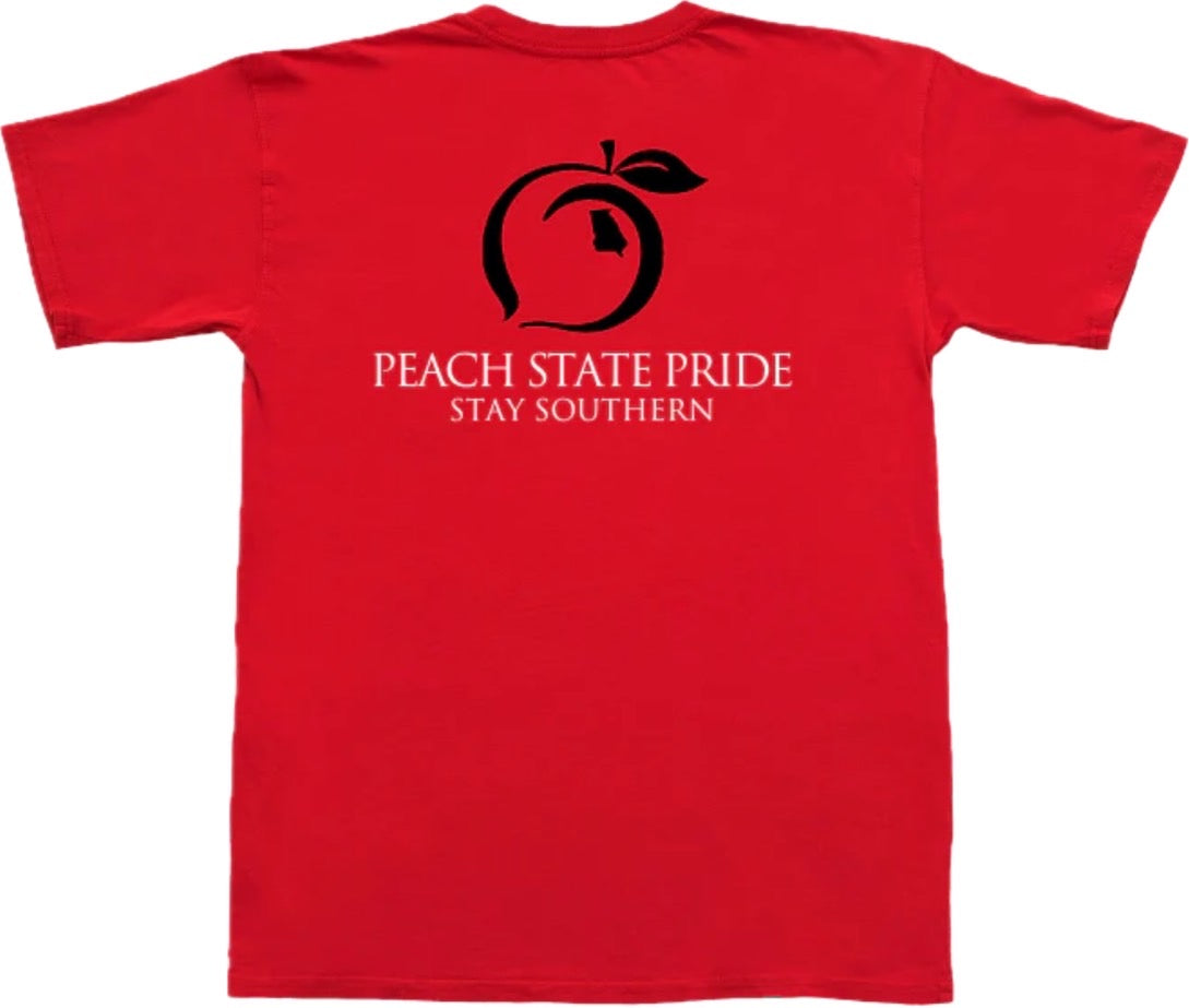 Peach State Pride Classic Stay Southern Short Sleeve - Red