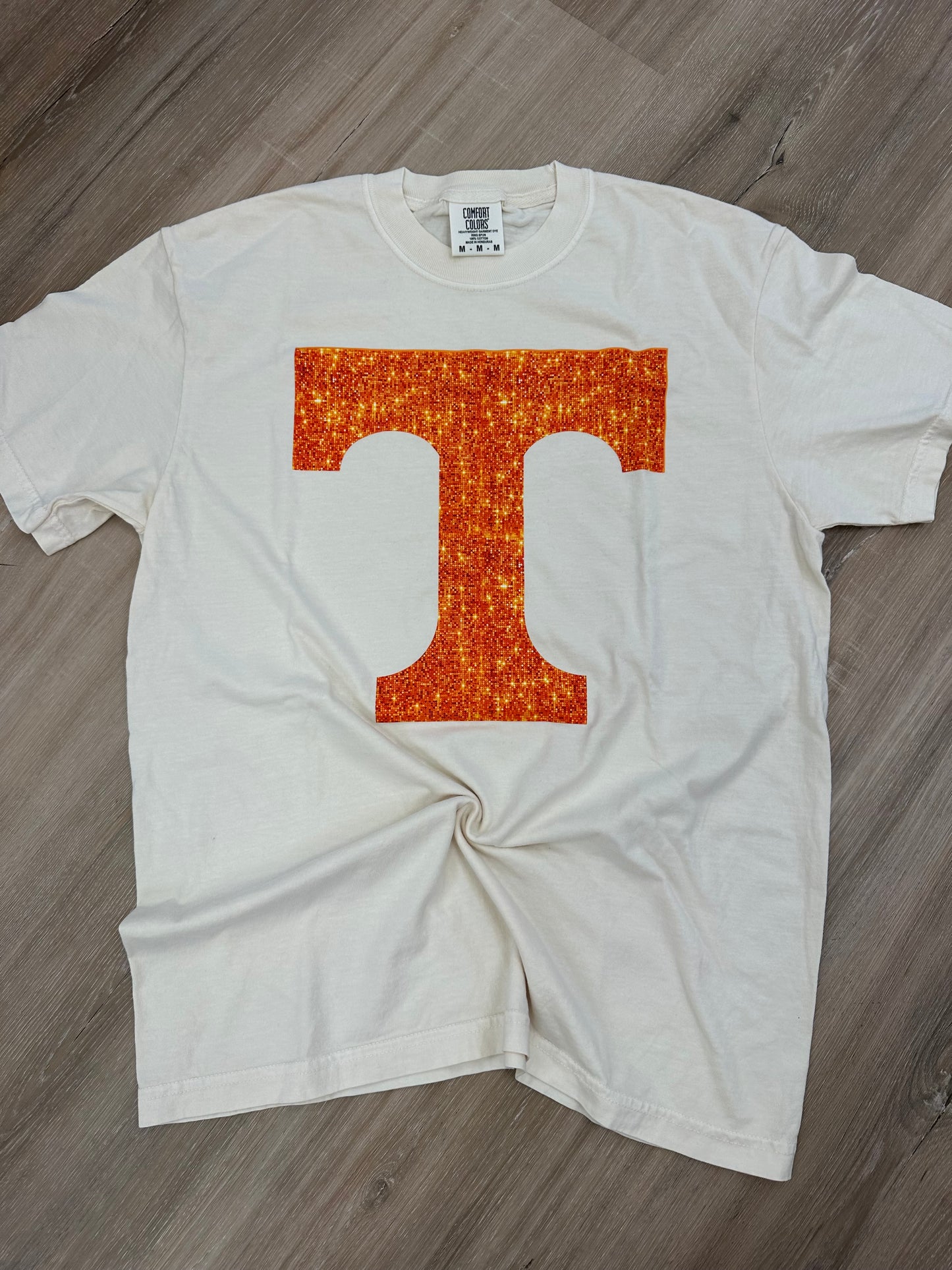 Tennessee T Faux Glitter Tee