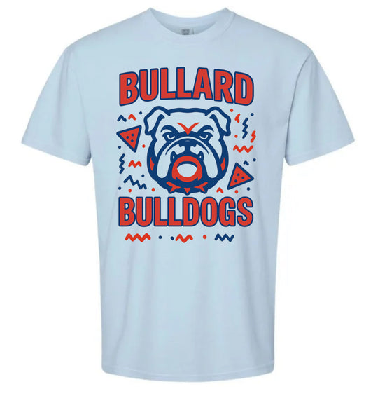 Bullard Bulldogs Red Blue 90s Vintage