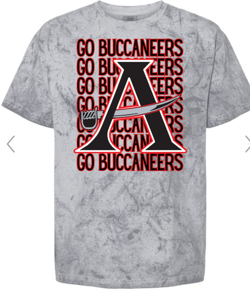 Allatoona Buccaneers Stacked Tee