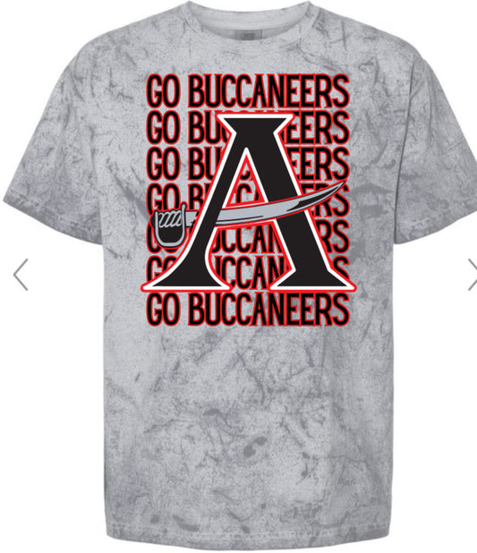 Allatoona Buccaneers Stacked Tee