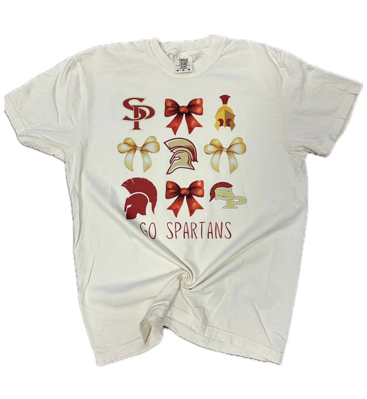 South Paulding Spartans Collage Bow Tees