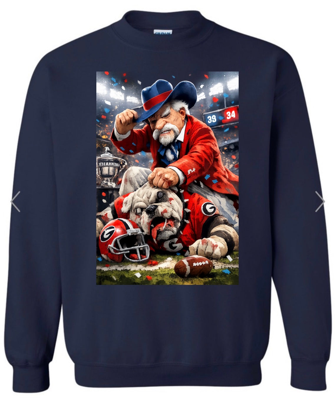 Ole miss rebel beating dawg