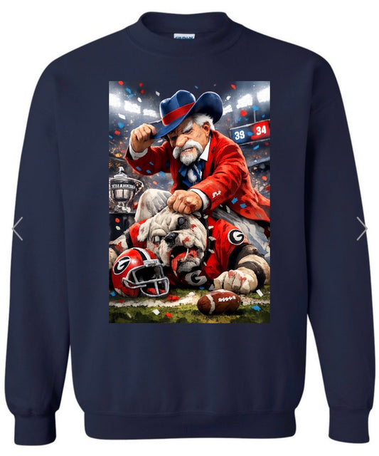 Ole miss rebel beating dawg