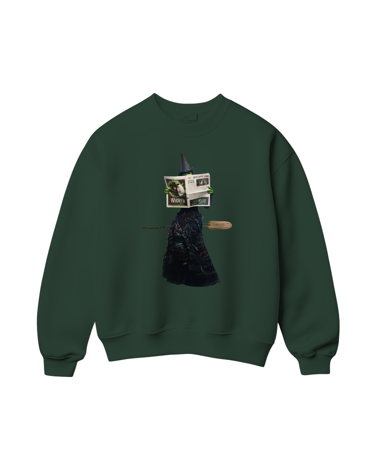 Elphaba Reading Newspaper Short Sleeve/ Long Sleeve/ Sweatshirt