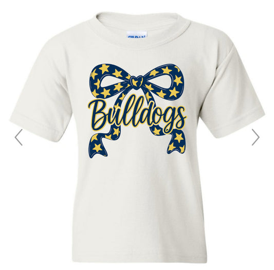 Blackwell Bulldogs Big Bow With Stars