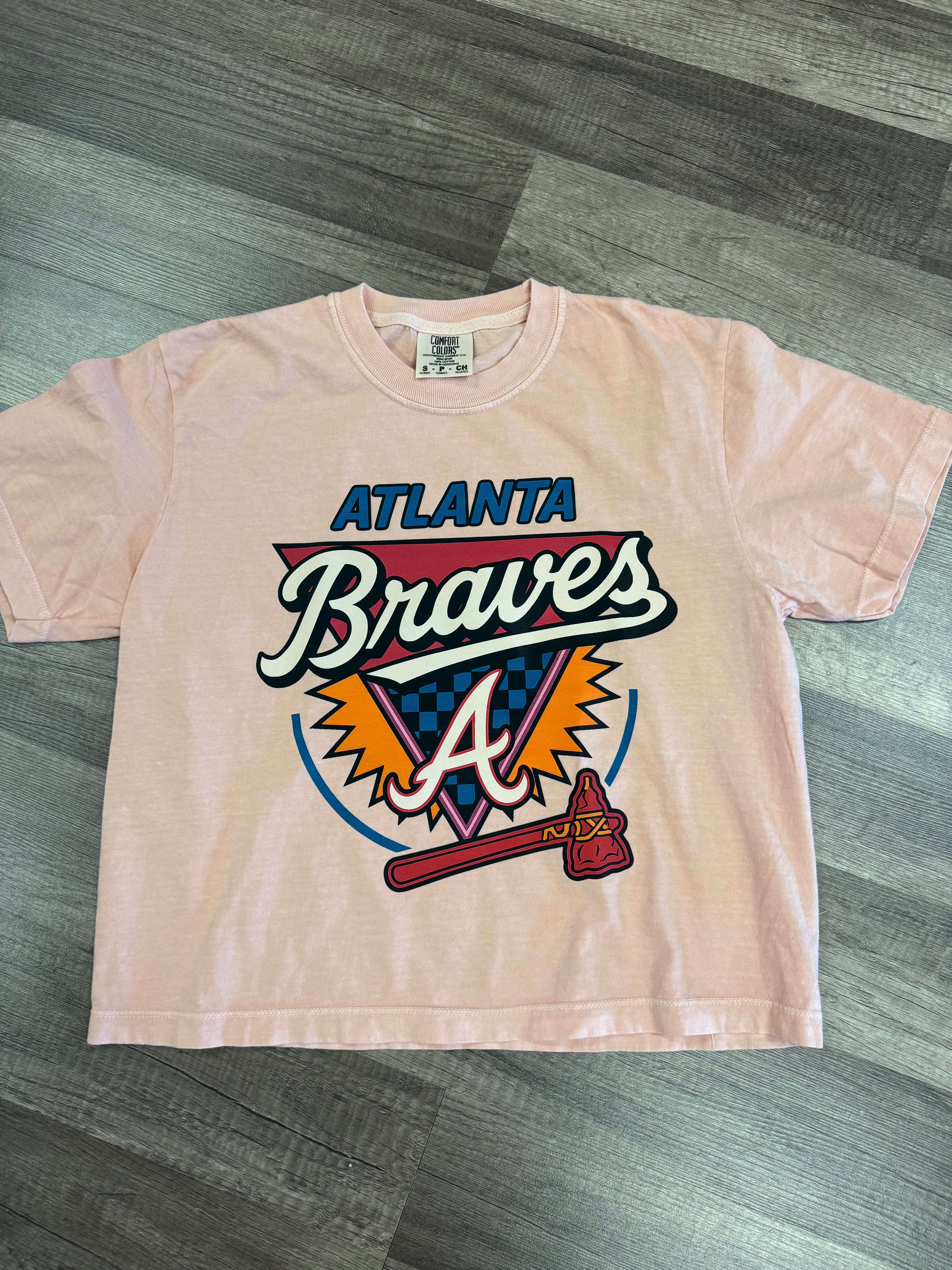 Retro Atlanta Braves Crop tee