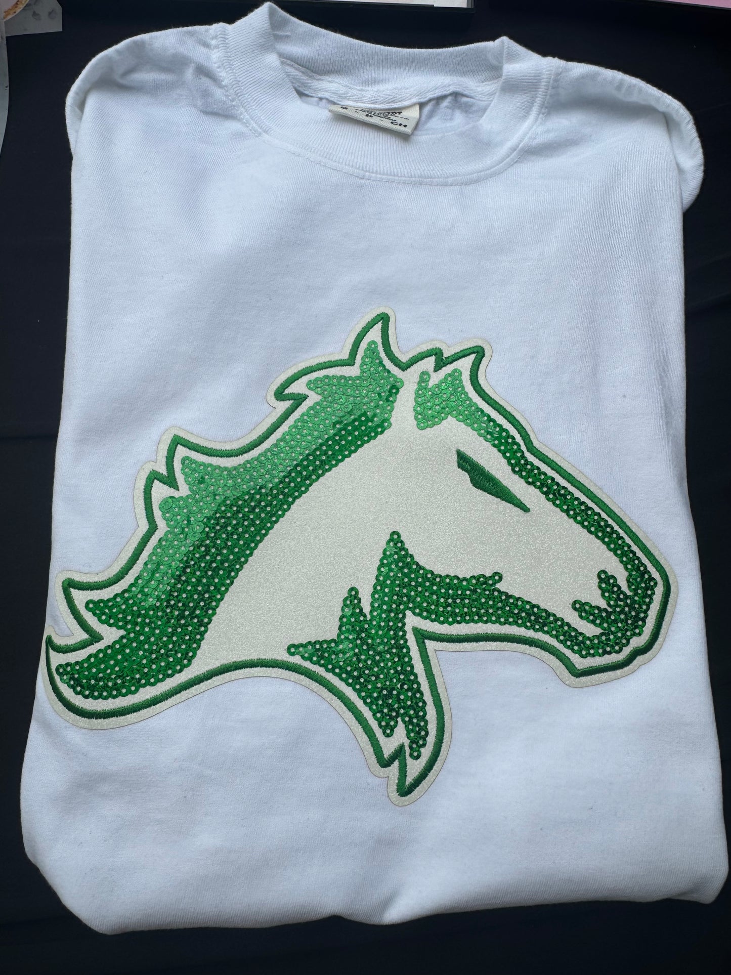 Kennesaw Mountain Mustangs PRESSED Patch tee