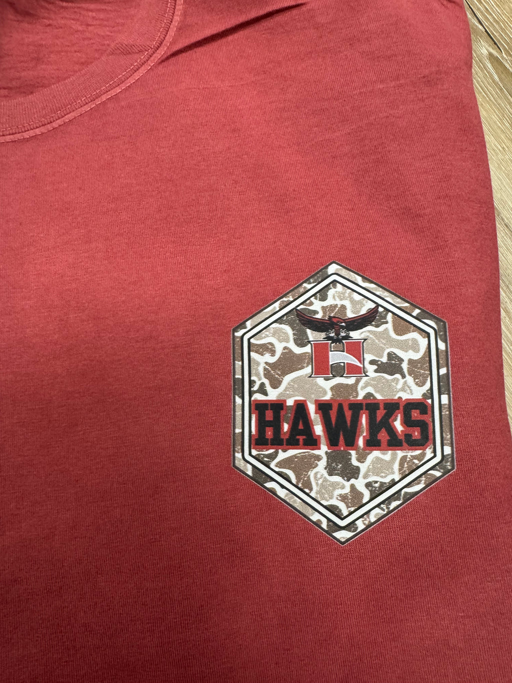 Hillgrove Hawks Camo Front & Back Tee