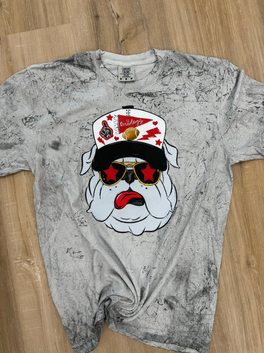 Georgia Bulldog Printed with Trucker Hat Tee