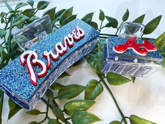 Braves Claw Clips