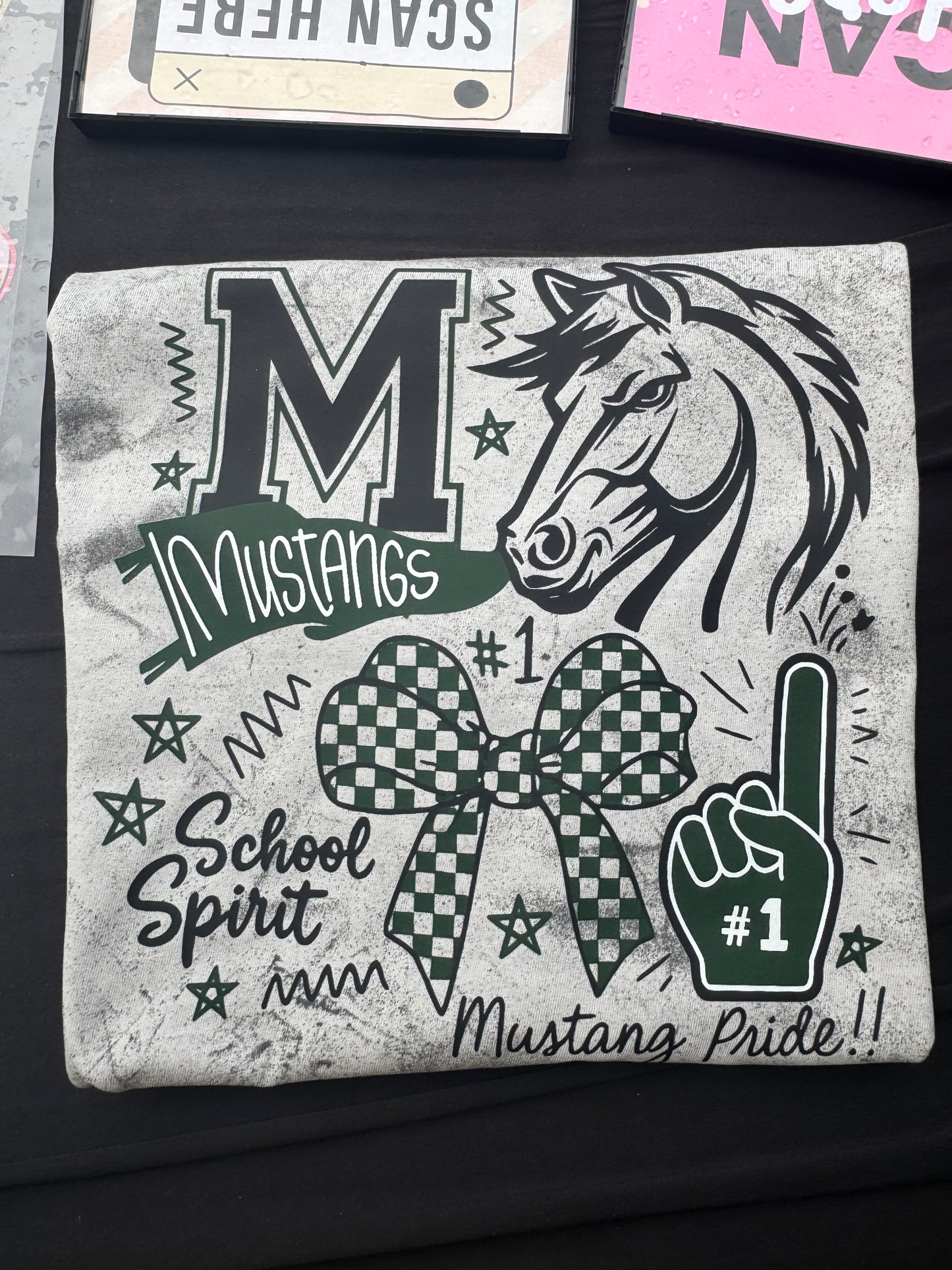 Mustang Pride & School Spirit COLORBLAST CC TEE