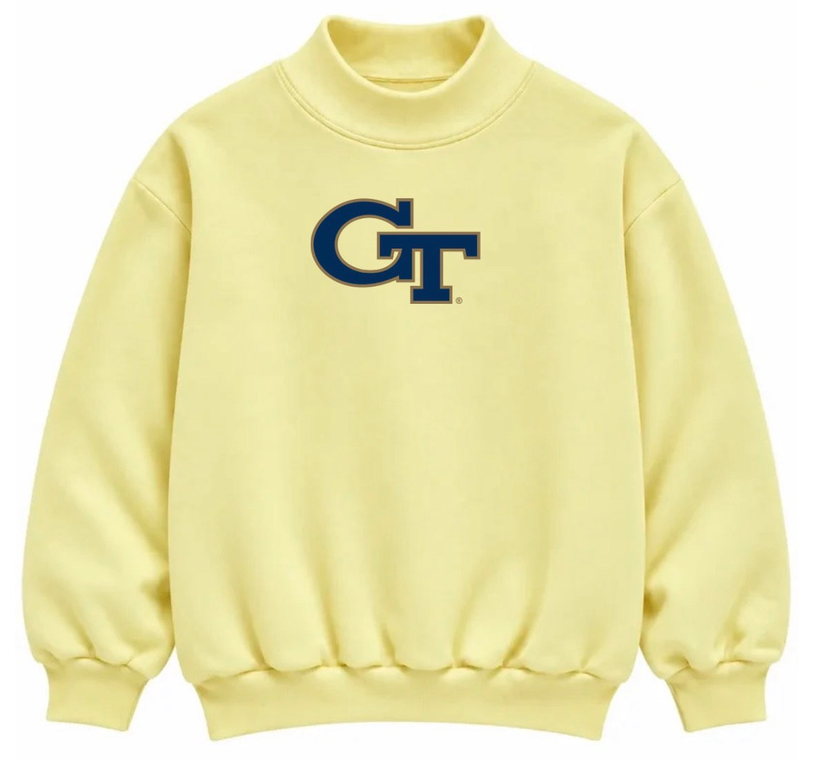 Georgia Tech Yellow Mockneck Sale