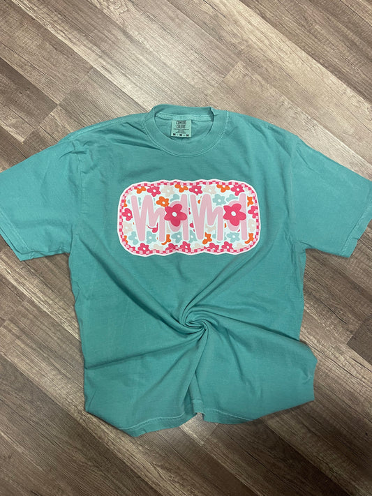 Mama Doodle Flower Tee