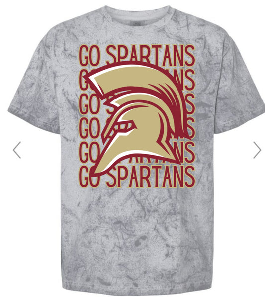 South Paulding Spartans Mascot Stacked Tee