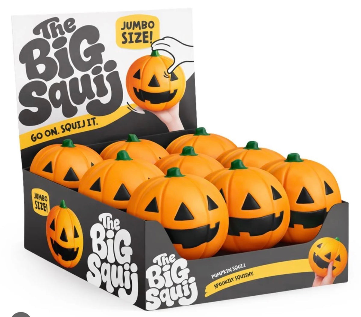 The Big Squiji- Pumpkin Squishy Jumbo- Keycraft