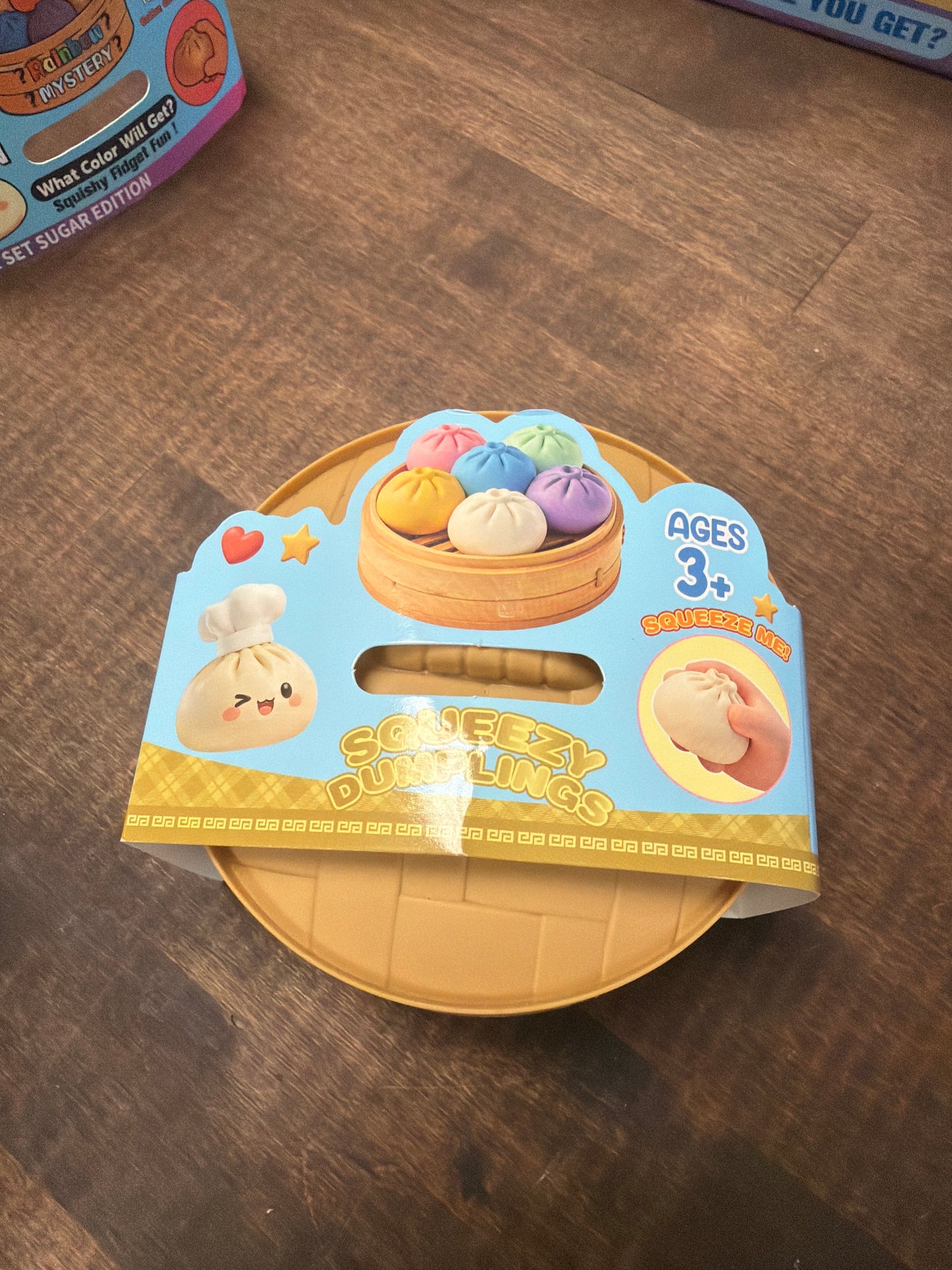 Holographic gel squishy dumpling