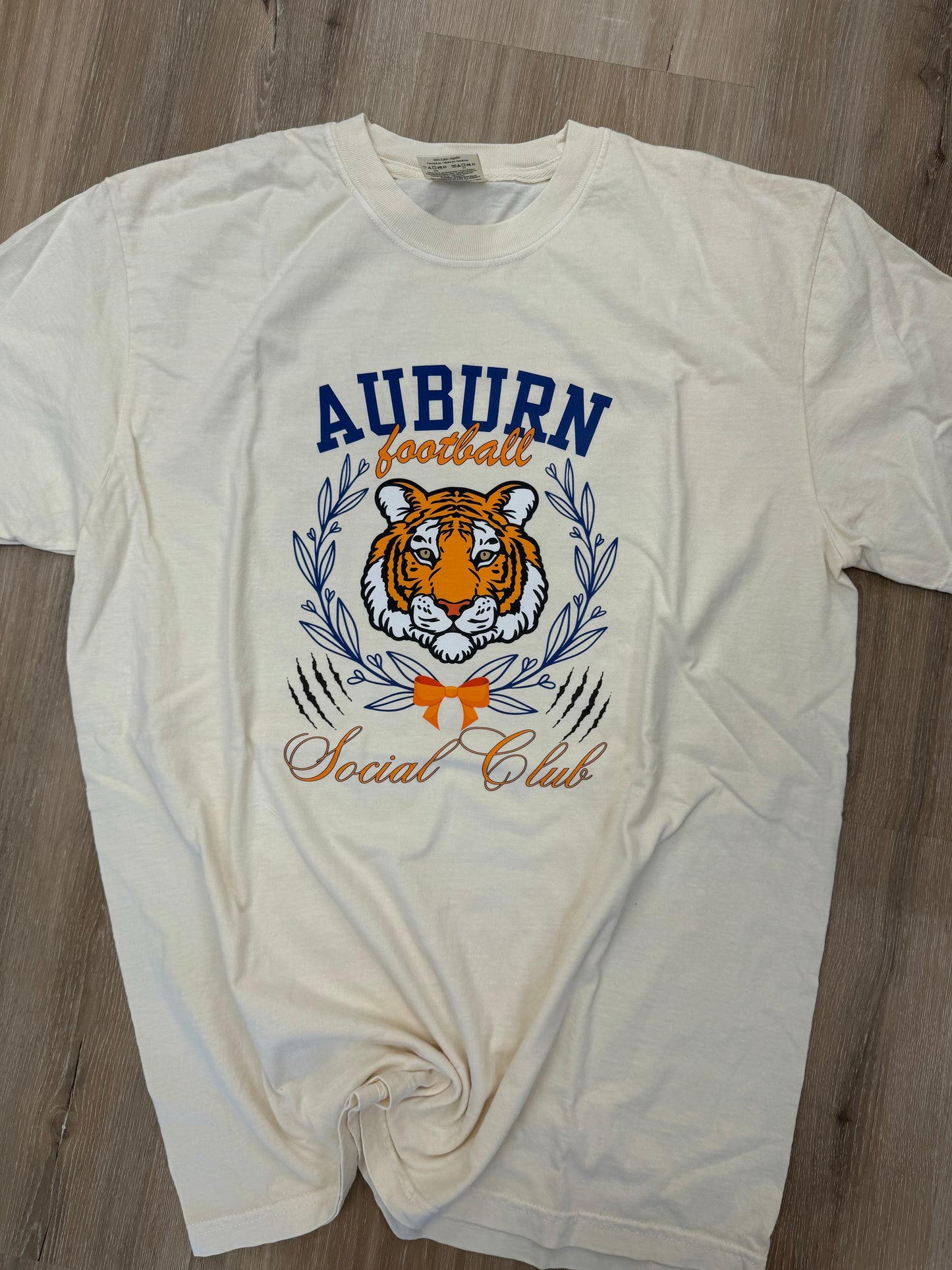 Auburn Tigers Social Club Tee