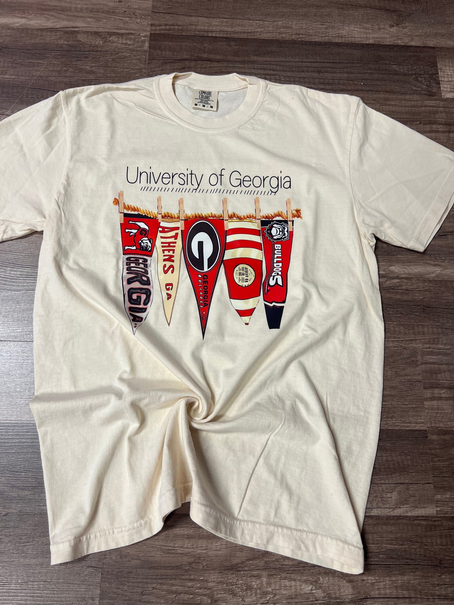 University Of Georgia Pennant Flags Tee