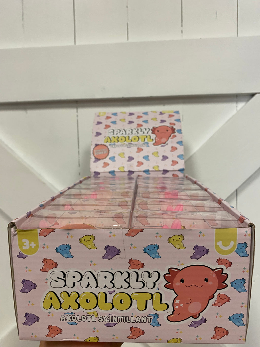 Axolotl Sugar Glitter Squishy
