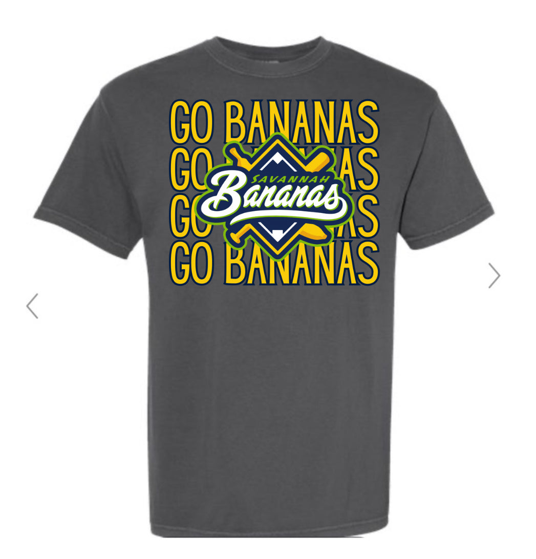 Go Bananas Stacked Mascot Pepper Tee