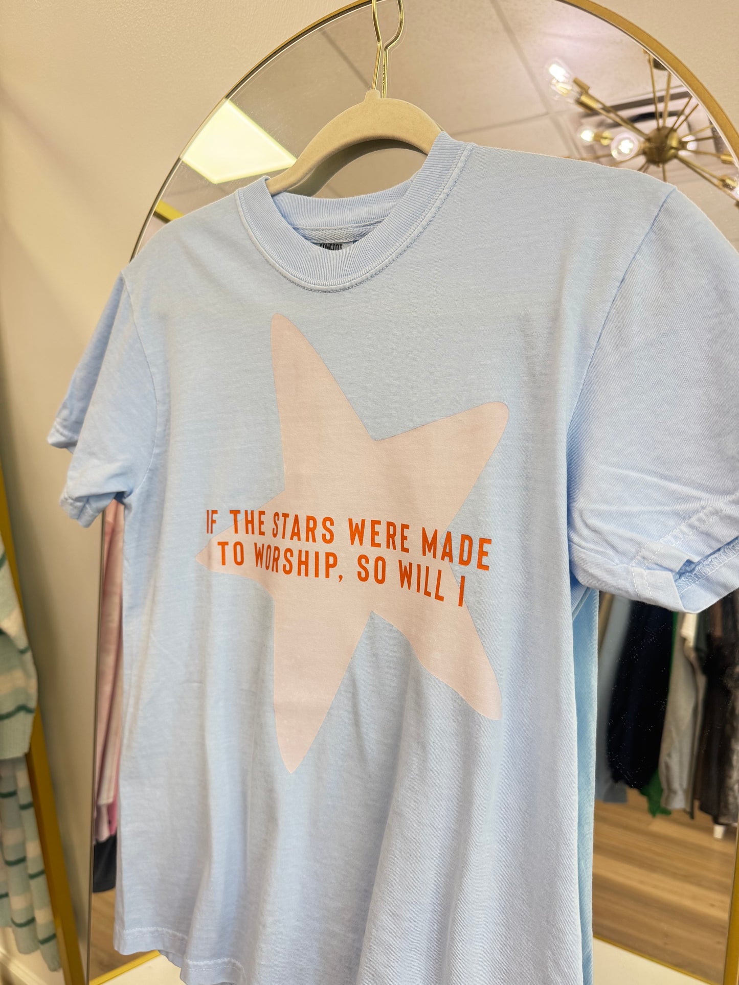 If the Stars Were Made to Worship Hydrangea Tee