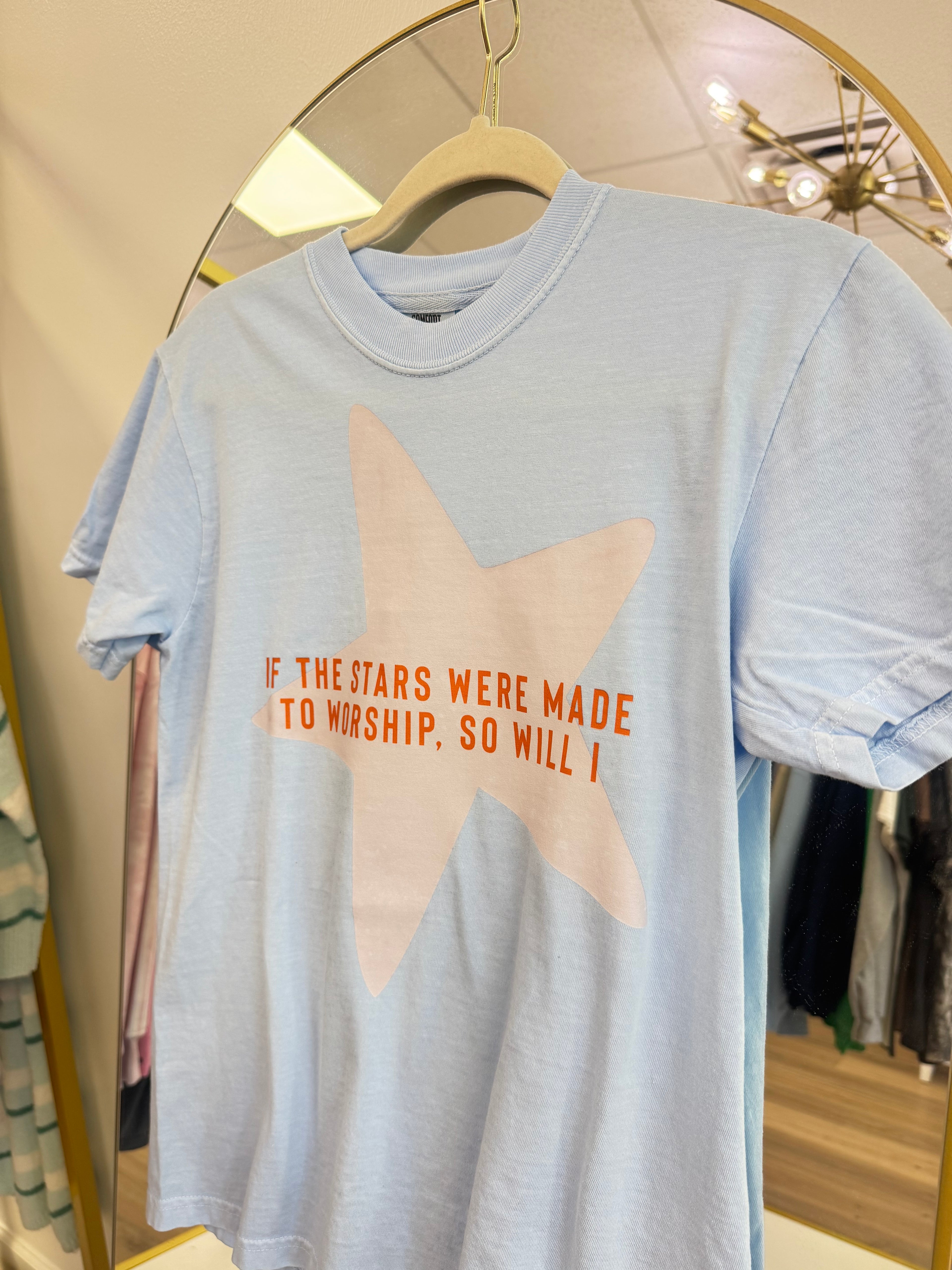 If the Stars Were Made to Worship Hydrangea Tee