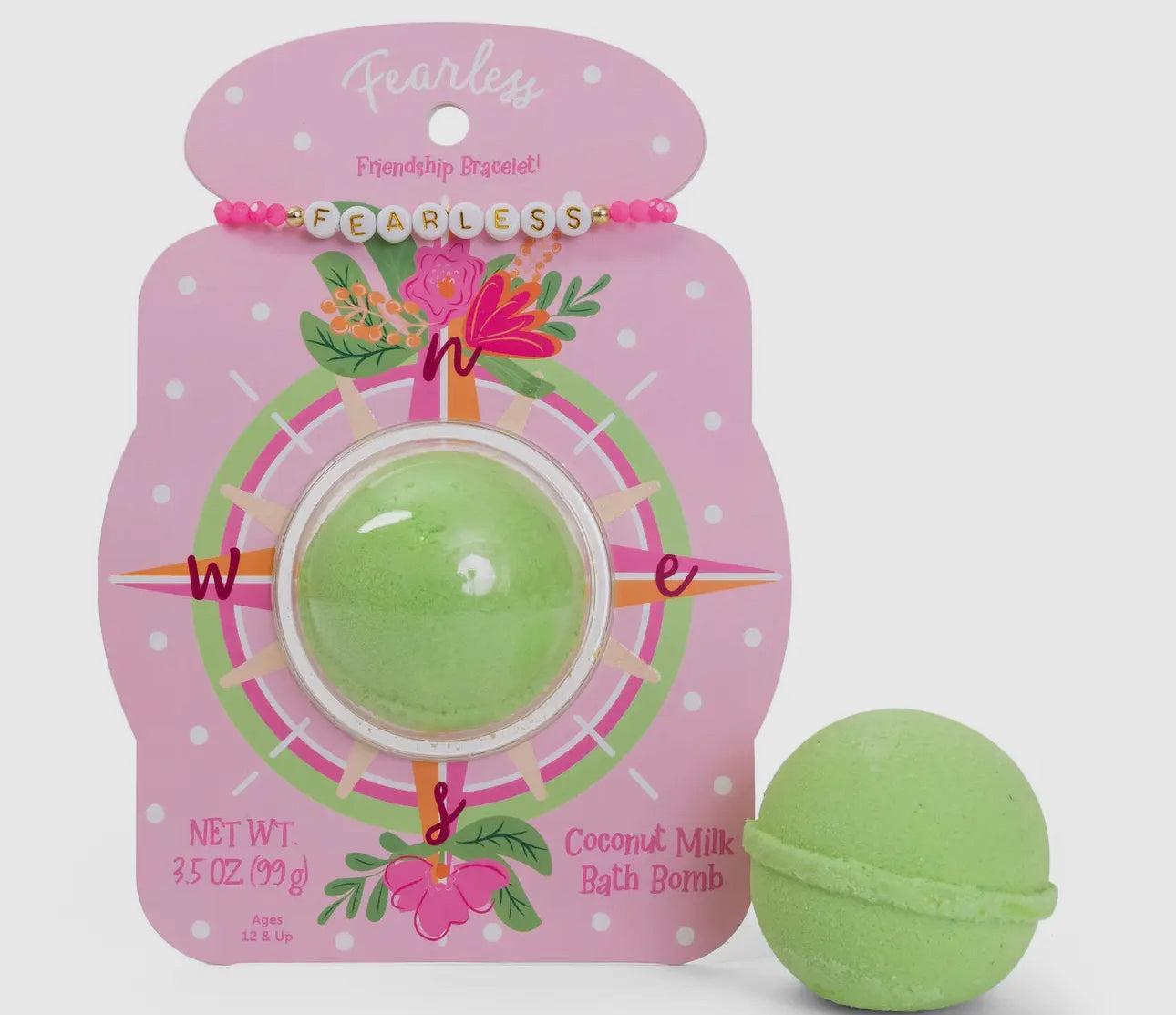 Friendship Bracelet Bath Bomb Fearless- Cait + Co