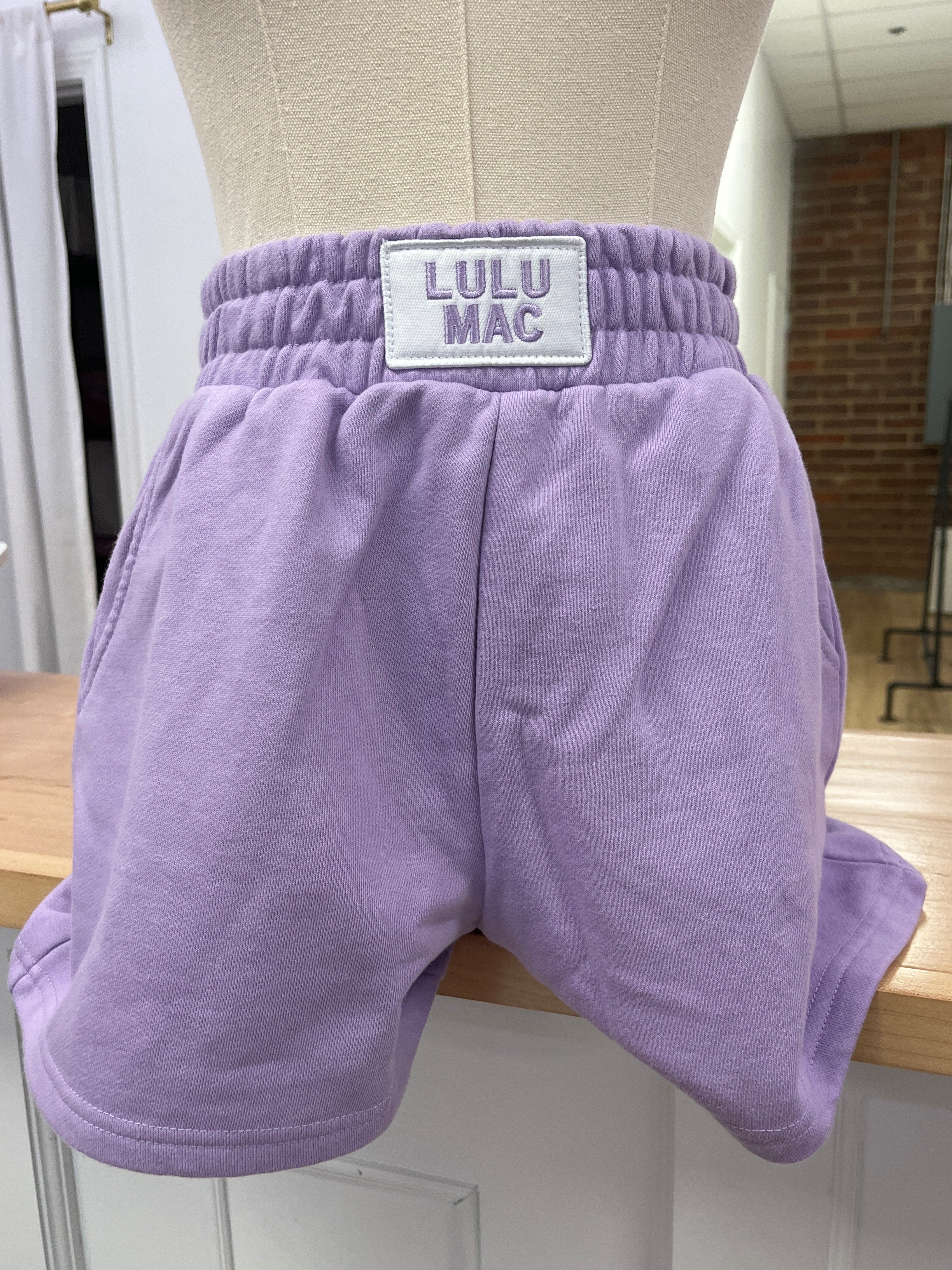 Lulu Mac Terry Cloth Short - Lavender