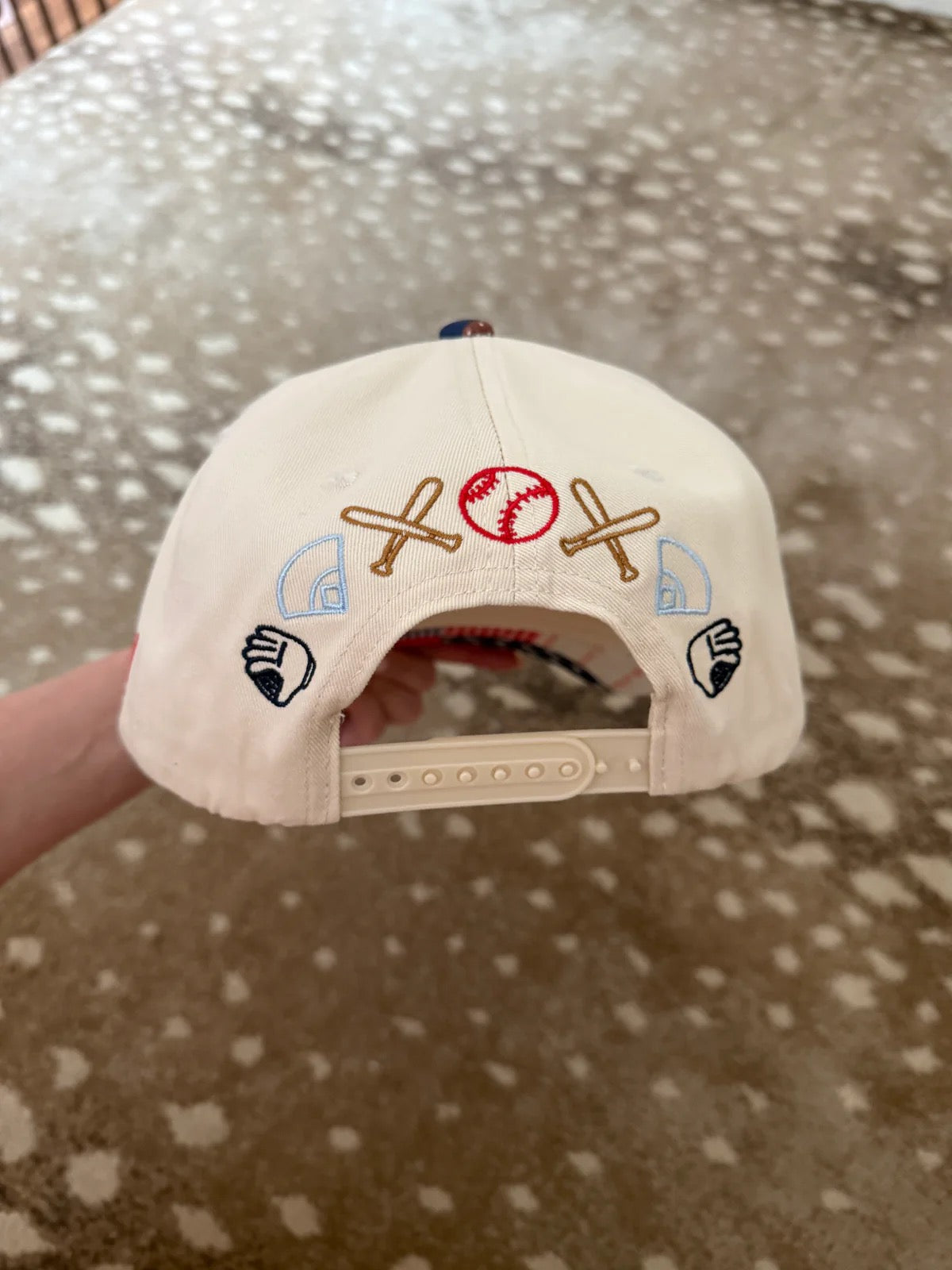 Baseball Seam Patchwork Trendy Hat