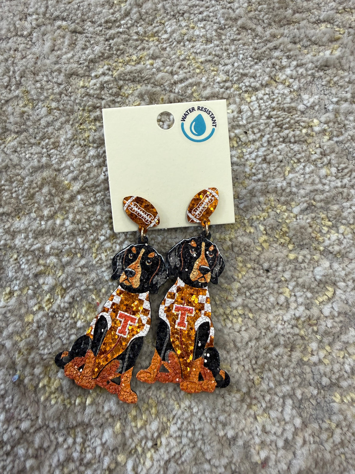 TN Vols dangle earrings