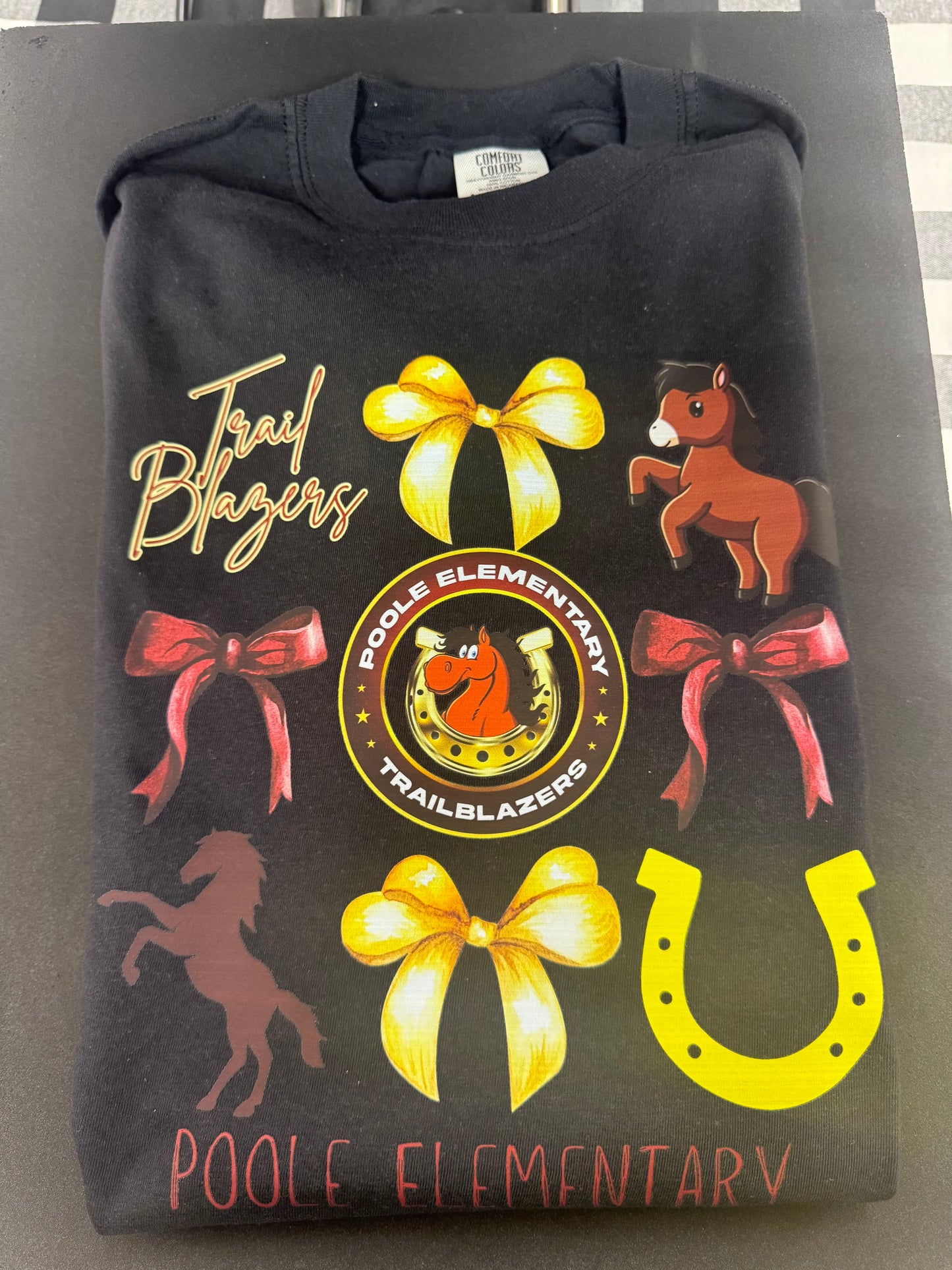 Poole Trailblazers Bow Collage On Black