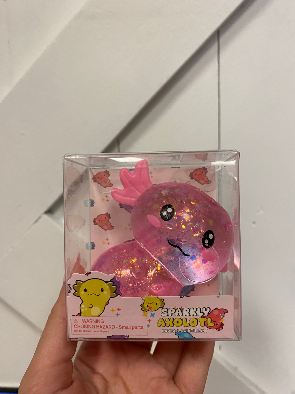 Axolotl Sugar Glitter Squishy