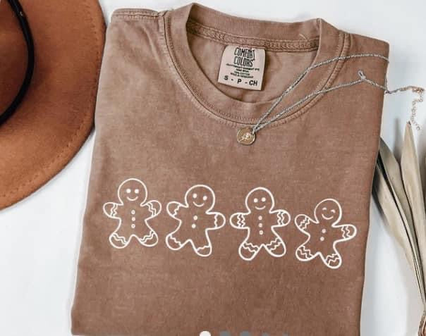 Gingerbread Brown Tee