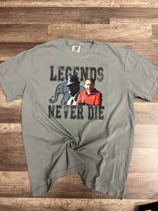 Nick Saban and Bear Legends never die