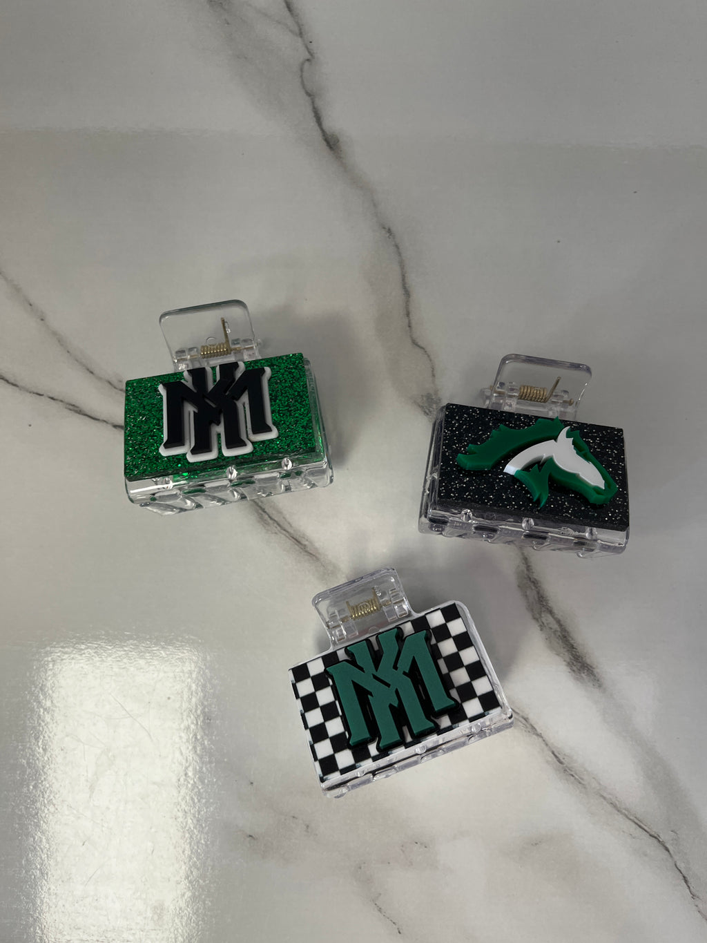 Kennesaw Mountain Mustangs Small Hair Clip