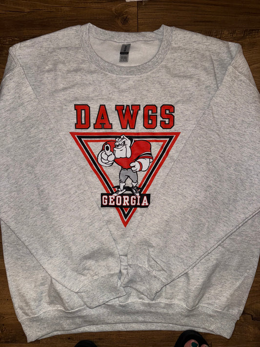 Dawgs Georgia Vintage Mascot Sweatshirt