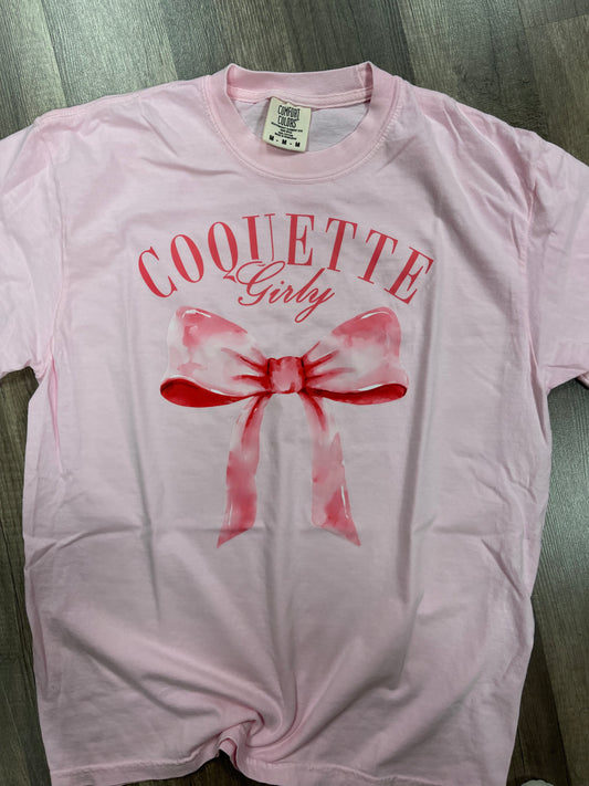 Coquette Girl Bow Tee