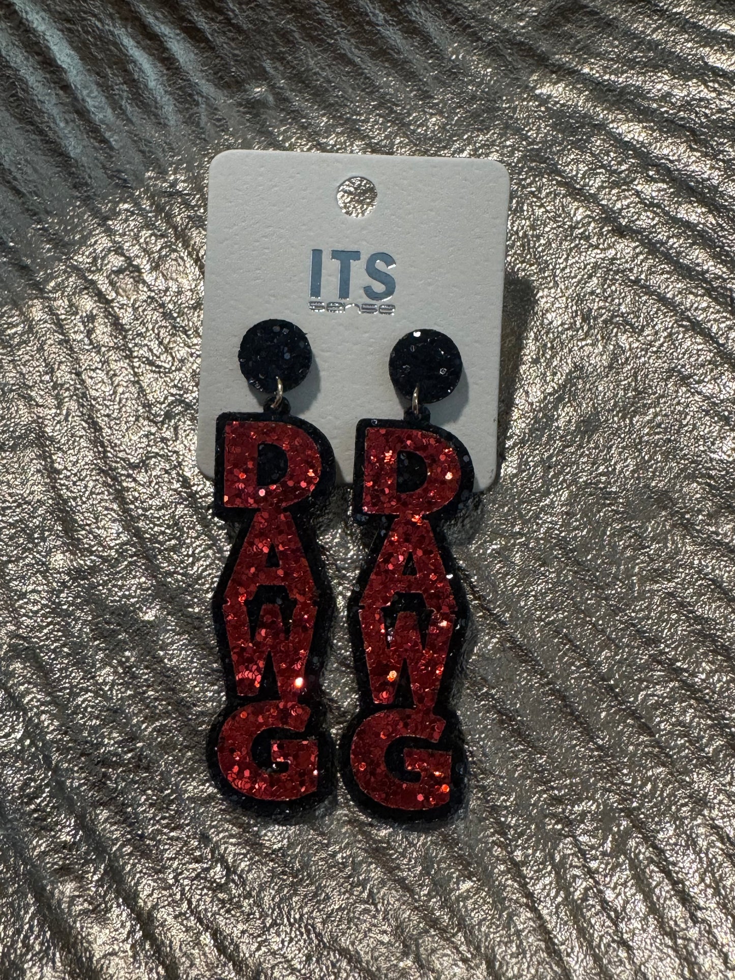 Dawg sequin Earring