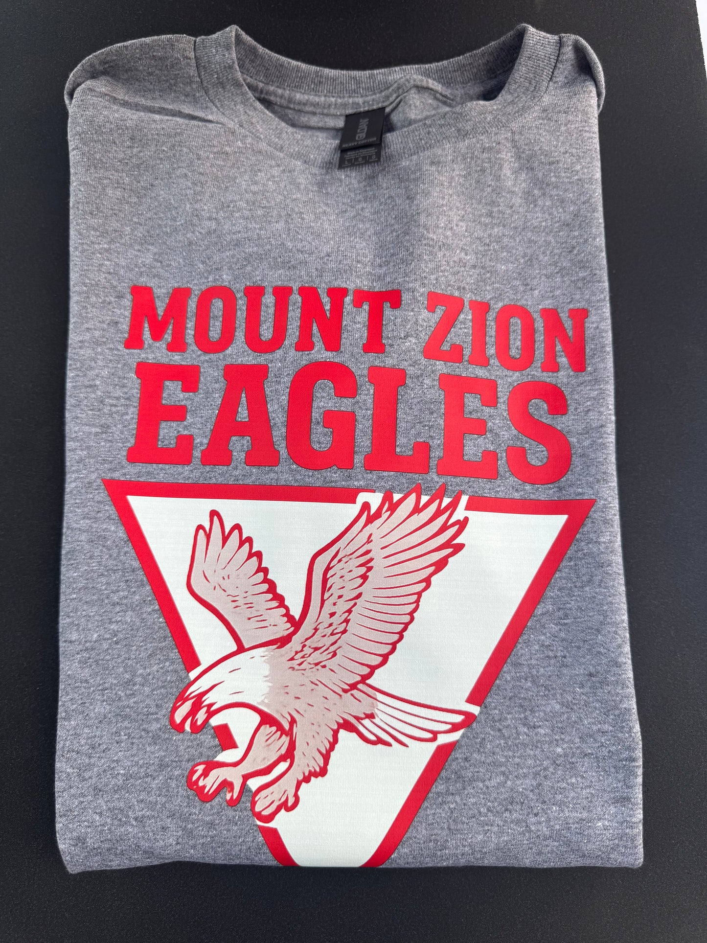 Mount Zion Eagles With Logo on grey