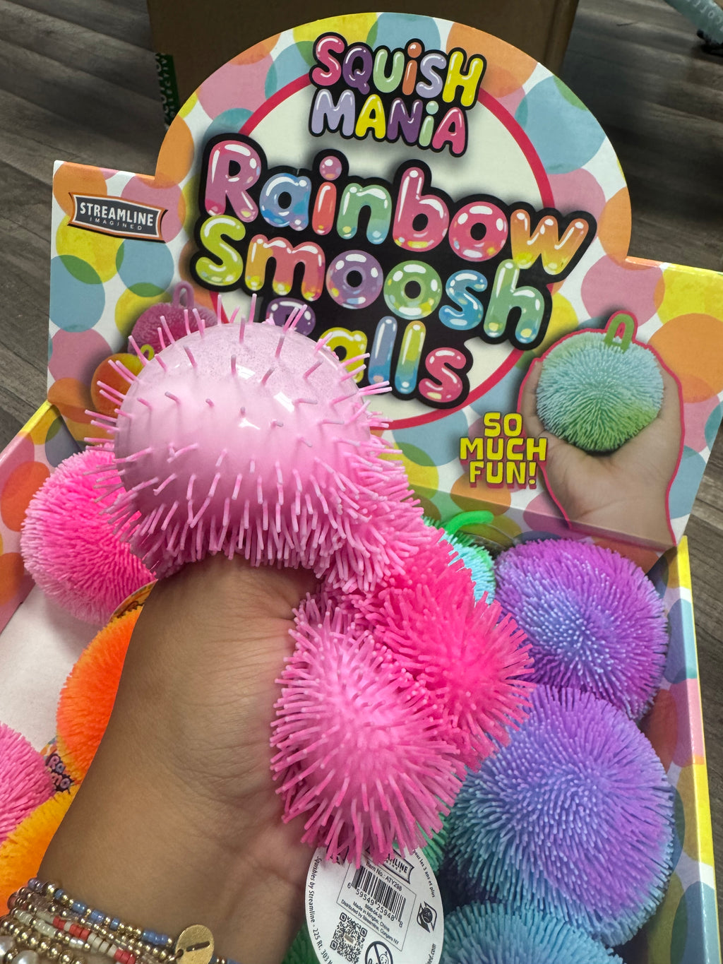 Rainbow Smoosh Balls
